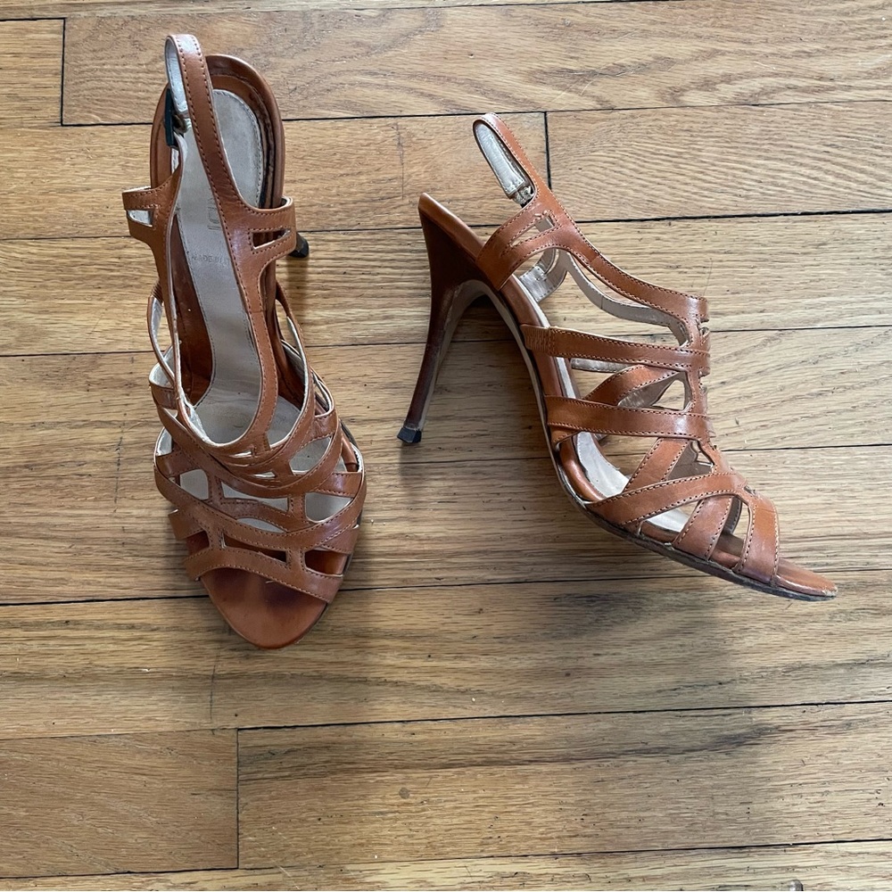 Vintage Fendi Strappy Sandal Heels | Size 39